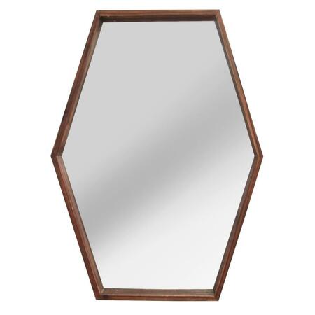 KD ESTANTERIA Handcrafted Wood Mirror with Decorative Frame KD3091734